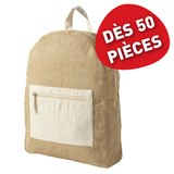 Sac à dos en jute