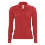 Polo Piqué Manches Longues Femme