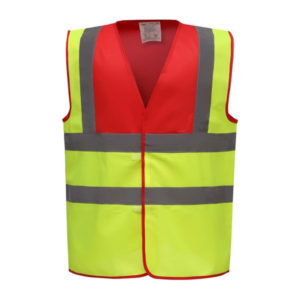 Hi-Vis 2 Bands & Braces Waistcoat